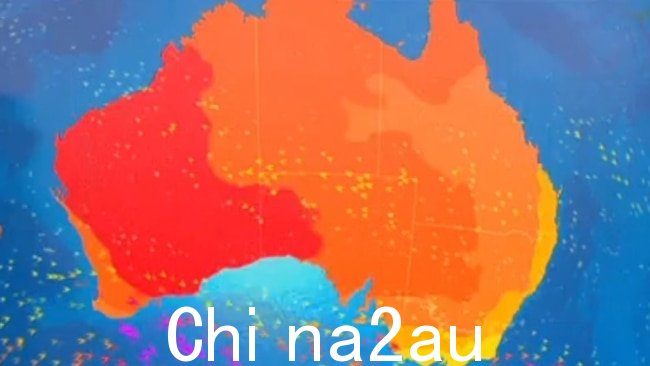 西澳的热气团下周将向南澳、维多利亚和新南威尔士的内陆地区移动。图片:Sky News Australia