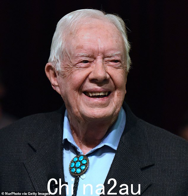 卡特中心周六表示,美国前总统吉米·卡特已决定接受临终关怀并“在家度过余下的时间”而不是进行额外的医疗干预” class=
