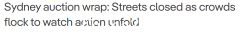 悉尼华人区5房公寓拍卖引数百人围观被迫封路！突破底价31万元售出（合影）