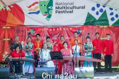 澳标中文学校参加堪培拉“全国多元文化节”（图）