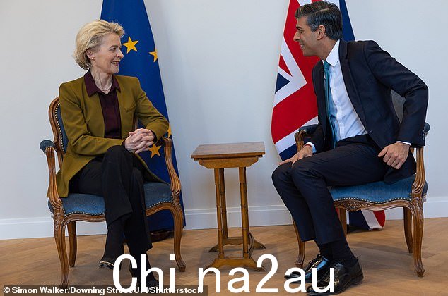 总理 Rishi Sunak 和欧盟委员会 Ursula von der Leyen 周六在慕尼黑安全会议上会面