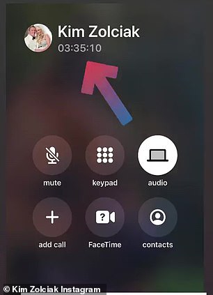 精神指导:44 岁的 Kim Zolciak 周一消磨了一些时间,她花了将近四个小时与她的通灵者通电话。 The Real Housewives of Atlanta 校友在她的 Instagram 故事中发布了一张电话令人瞠目结舌的时间戳的照片,写道:“我刚刚用最好的@nataliepsychic 读完了书(天啊,看看当时)”class=