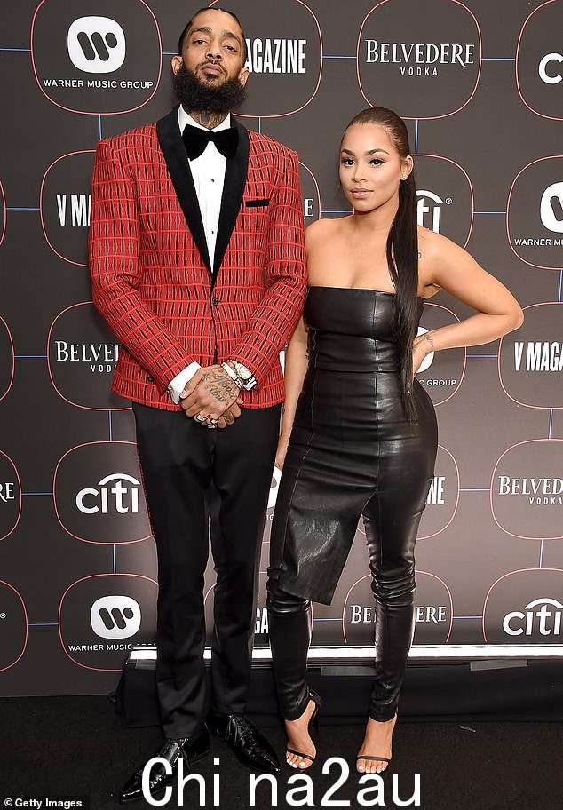 他们的方式:拍摄 You People 于 2021 年 10 月开始——在 Lauren 的长期挚爱 Nipsey Hussle 被谋杀两年半之后;Lauren 和 Nipsey 的照片拍摄于 2019 年