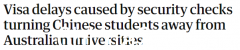 上千中国留学生来澳受阻，有的等了3年都没拿到签证！内政部：所学专业存在安全隐患（图）