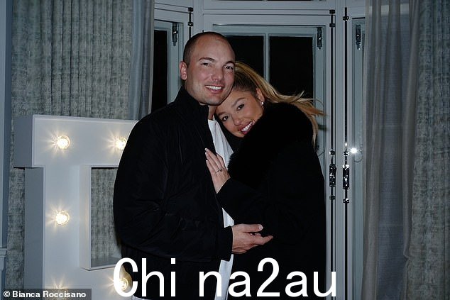 准新娘与未婚夫 Joshua Cavallaro 合照