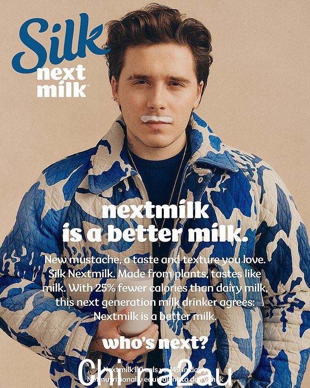 布鲁克林·贝克汉姆仅在过去一年就通过品牌代言交易在 Silk Nextmilk 的广告中赚取了 500 万英镑