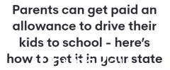 在澳洲，开车送孩子上学也能拿钱！各州的要求各不相同，因此请检查您是否符合条件？ （合影）