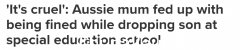 “规矩太多了！”澳洲妈妈接娃放学一个月被罚3次，其他家长也惹怒市议会（图）