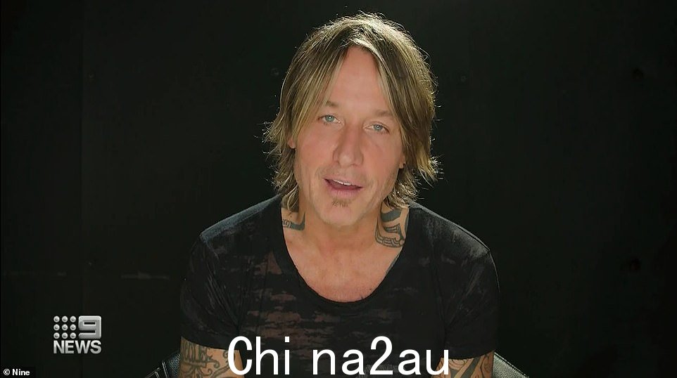 Nicole 的丈夫,乡村歌手 Keith Urban(如图)描述了 Olivia 是如何成为一个'真正的光'