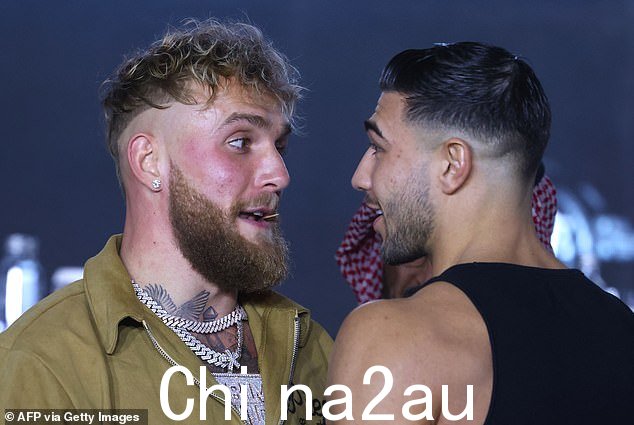 主要对手:Tommy 目前正准备在周日晚上在沙特阿拉伯利雅得与 Jake 进行备受期待的拳击比赛