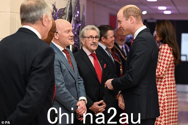 这是王室成员自成为威尔士亲王和王妃以来第一场亲自观看的橄榄球比赛
