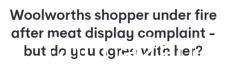 这样的显示器？羊毛衫被顾客猛烈抨击！网友力挺超市：没有错（图）