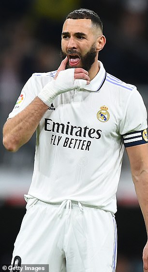 男子提名人 Karim Benzema 缺席颁奖典礼