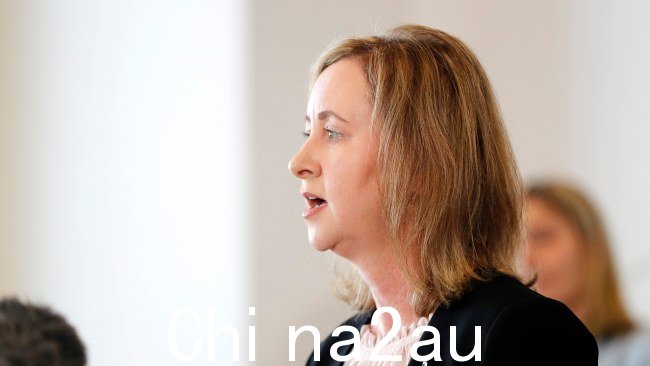 昆士兰州卫生部长 Yvette D'Ath 表示药丸测试服务是为了将危害降至最低。图片:NCA NewsWire /乔什·沃宁。” sizes=