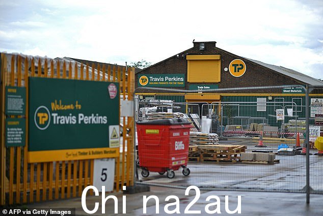Builders 商人 Travis Perkins 宣布去年砍掉了 19 家分店