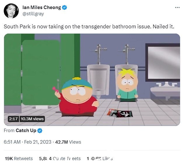 马来西亚记者 Ian Miles Cheong 在 Twitter 上分享了这段视频,一周内浏览量接近 4300 万次