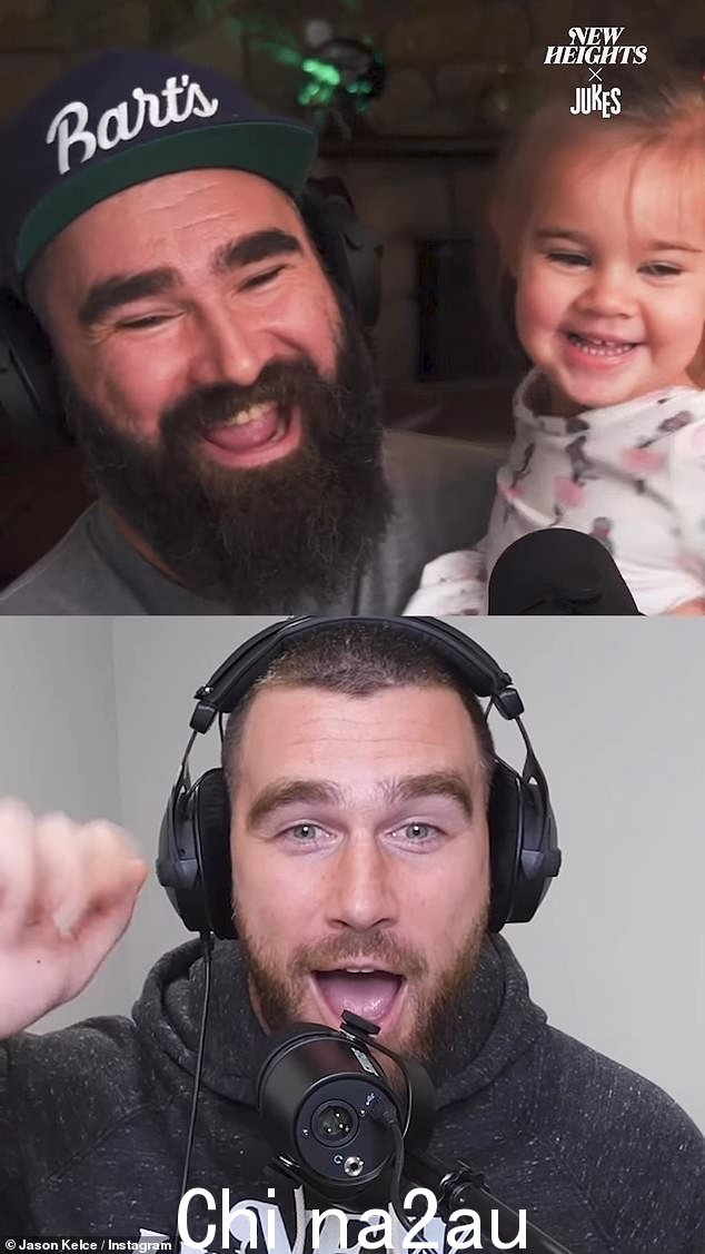 兄弟之爱:'那可能是一个超级 Kelce 碗。如果她在体育场生孩子,那是正式的剧本,”杰森在 New Heights 播客的一集中告诉弟弟 - 堪萨斯城酋长队的明星 - 特拉维斯凯尔斯,33 岁。