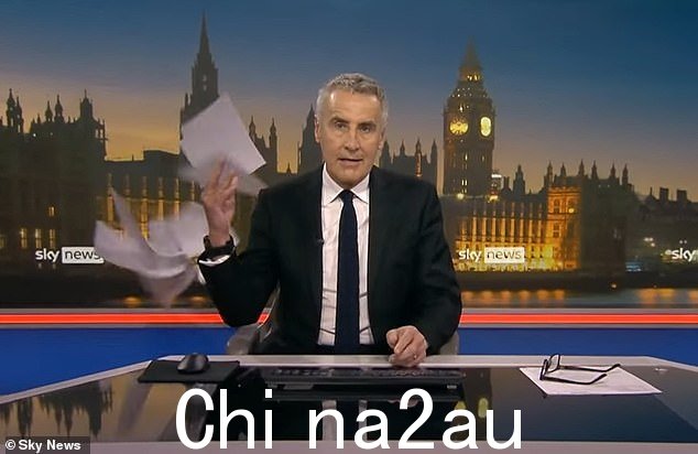 Dermot Murnaghan 最后一次通过引用 Will Ferrell 喜剧电影 Anchorman 在 Sky News 上签字