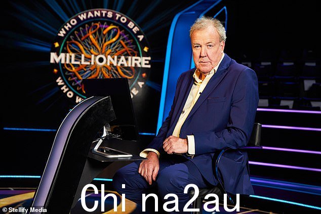 杰里米·克拉克森 (Jeremy Clarkson) 被裁掉了谁想成为百万富翁的主持人，英国独立电视台 (ITV) 今天证实，继主持人极具争议的梅根专栏之后” class=