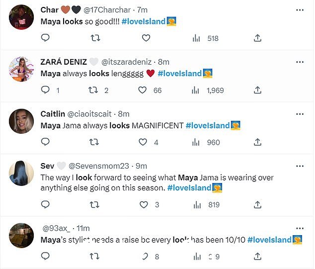 'Maya 看起来太棒了!':粉丝们给 Maya 贴上了'华丽'的标签,并要求她的时尚加薪,因为到目前为止她的所有外表都是'10 分中的 10 分'