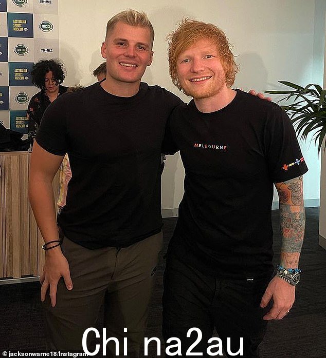 Jackson Warne 将快照发布到 Instagram,并用一些甜言蜜语为它们加上标题