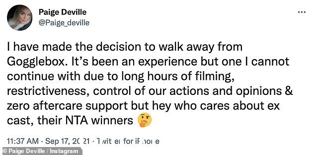 '我已经决定walk away ': 招聘业务负责人宣布她的离职,她在推特上猛烈抨击节目制作人