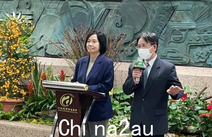 农委副主席杜文珍（左）、主任张经纬（右）。陈明轩摄