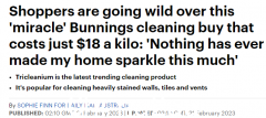 澳洲妈妈赞，Bunnings“清洁神器”抢购一空！物美价廉，有人称之为“能创造奇迹”(组图)
