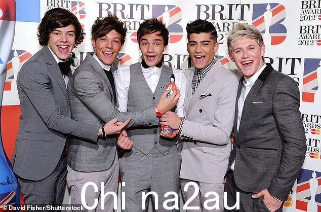 成名游戏:Harry 和 Louis 在榜单上一举成名yband 与(从左到右)Liam Payne、Zayn Malik 和 Niall Horan 在 2010 年(2012 年的照片)