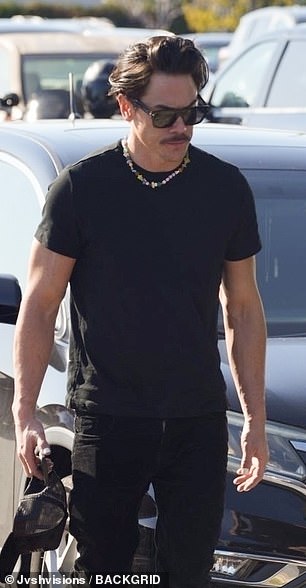 Shady: He also sported a pair of black shades