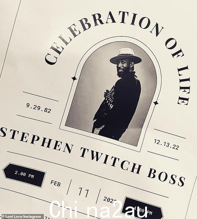 Celebration of life:分享 Instagram 片段的前几天,这位明星举办了一场庆祝生命的服务2 月 11 日塞巴斯蒂安,有众多嘉宾出席