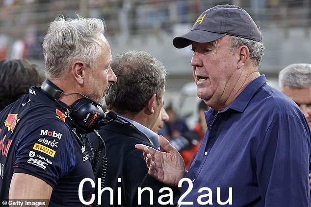 英国的 Jonathan Wheatley 和 Oracle Red Bull Racing 以及 Jeremy Clarkson 在巴林 F1 大奖赛前的谈话