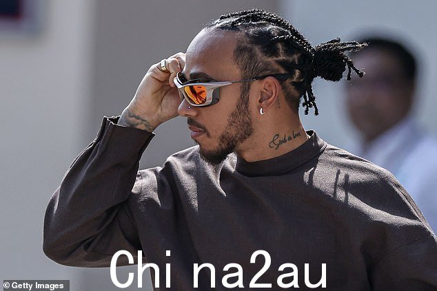 戏剧性:刘易斯之前承认,如果国际汽联坚持让他移除他的穿孔,他将不得不退出迈阿密的 F1 大奖赛
