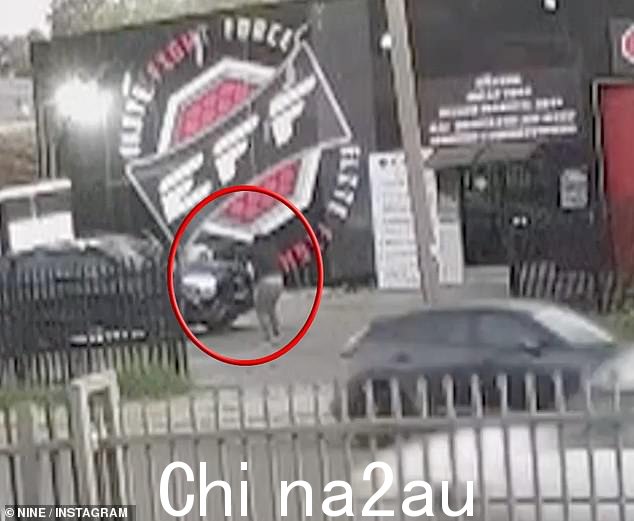 闭路电视录像捕捉到了一位名人司机在被枪杀前把车停在健身房前面的最后时刻