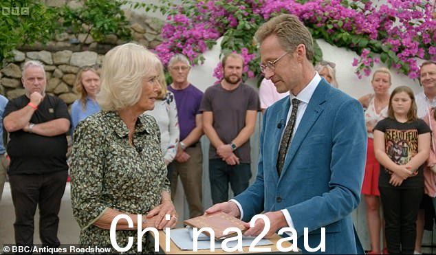 昨晚 75 岁的王妃出现在节目中,吸引了古董路演的观众