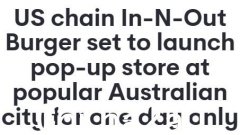 一家知名的美式快餐连锁店明天将在墨尔本亮相！仅限一天，先到先得（合影）
