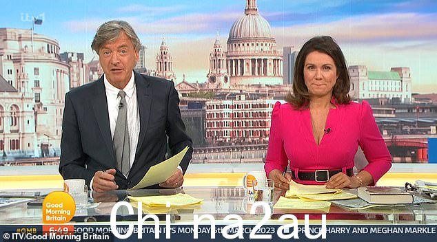 相似度:Susanna Reid 说她想要一个看起来像她的芭比娃娃,而 Richard 认为拥有自己的 Ken 娃娃会很好