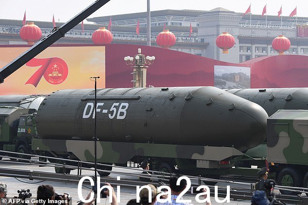 中国也在增强其大规模杀伤性武器的能力