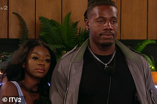 公众投票:Shaq 和 Tanya(左)的情况更令人担忧,因为他们在获得最少的选票后有被甩的风险,还有 Jessie 和 Will(右)