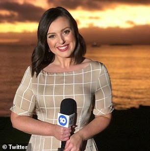 Ten's 堪培拉记者Chloe Bouras