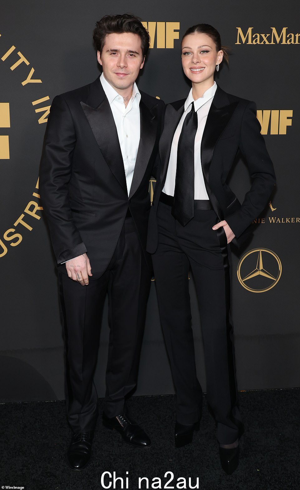Lovebirds: 出席 MaxMara 和梅赛德斯赞助的活动的还有 Brooklyn Beckham 和 Nicola Peltz
