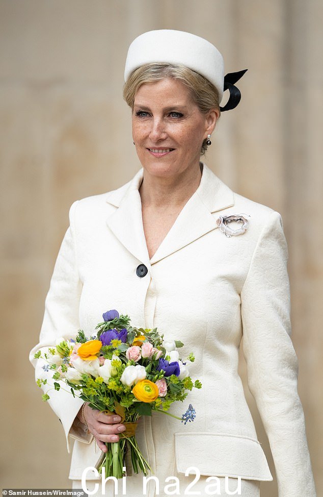 新爱丁堡公爵夫人出席在威斯敏斯特教堂举行的 2023 年英联邦日服务——服务顺序将她列为“威塞克斯伯爵夫人” class=