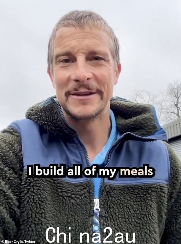 饮食:贝尔格里尔斯透露了他健康生活的秘诀,因为他分享了他的信念,即人类应该吃动物器官,包括胰腺、心脏和睾丸