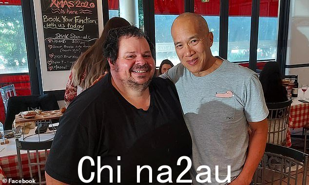 Rocky Pitarelli (pictured here with neurosurgeon Charlie Teo) blasted Prime Minister Anthony Albanese for not showing enough love to the small businessman