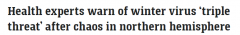 这个冬天，澳洲人将面临三大病毒威胁！专家提醒“尽早接种”（图）