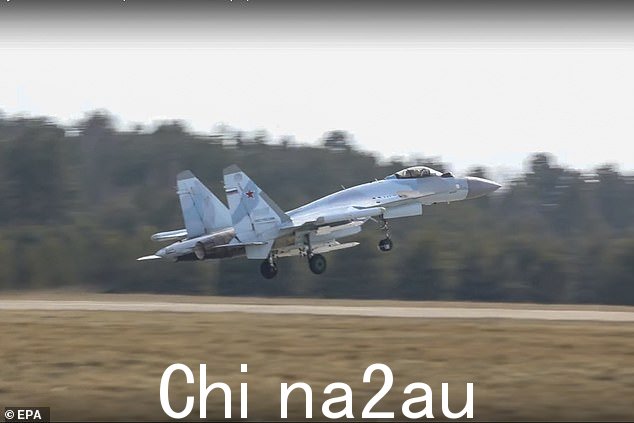 两架俄罗斯 Su-27 战斗机(如上图所示)在国际空域进行了'不安全和不专业的拦截',美国说