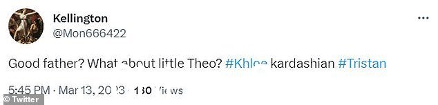 喧嚣:这位 NBA 球星与西奥的关系似乎不存在,促使推特对卡戴珊大发雷霆并问道:'好父亲?小西奥呢?'