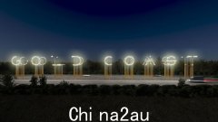 黄金海岸一件公共艺术品引司机违章（图）