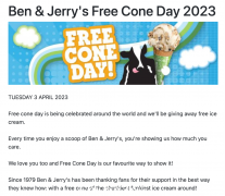 4月3日Ben & Jerry冰淇淋免费，这个羊毛必须挤！ （图片）