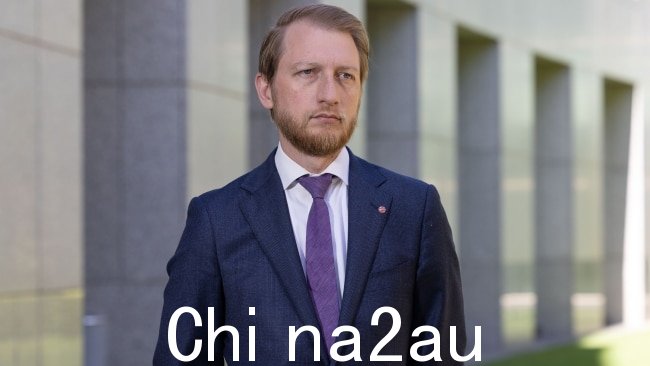 影子部长兼著名的对华鹰派参议员詹姆斯帕特森表示,基廷的“精神错乱”表现需要阿尔巴尼亚政府做出回应。 Picture : NCA NewsWire / Gary Ramage